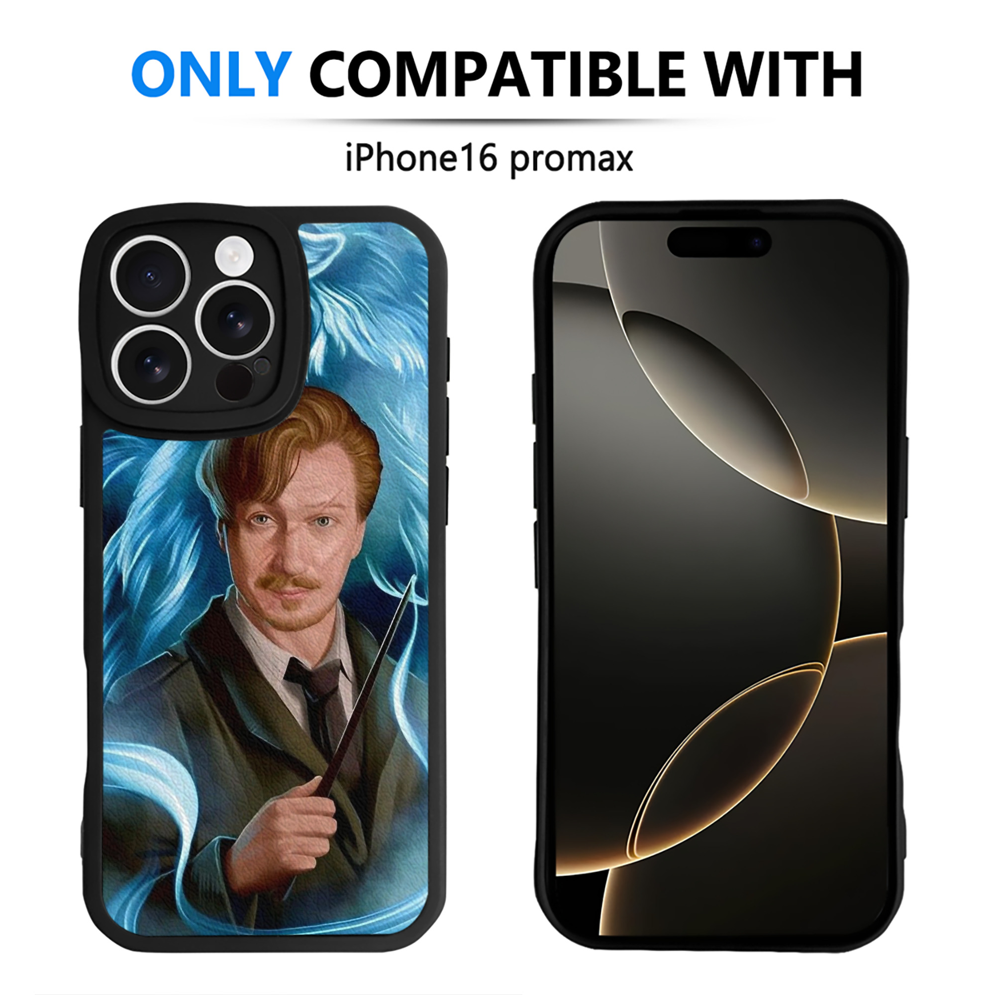 （画像用） Harry Potter ハリー・ポッターシリーズ 【iPhone 16シリーズ対応】シリコンスマホケース（レザー調） 材質：シリコン